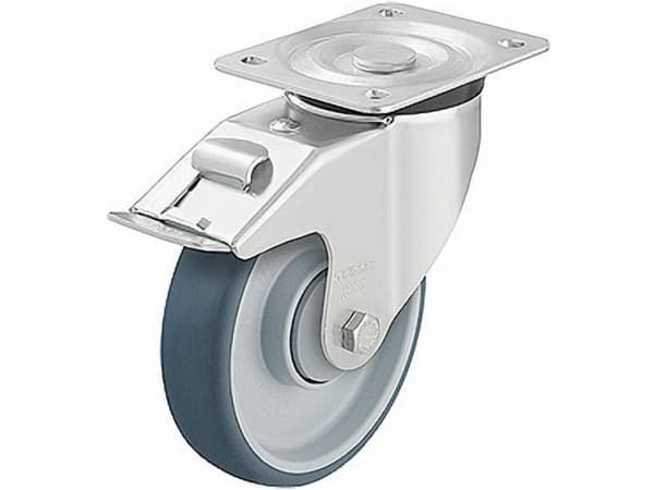 Styrehjul med bremse Blickle LE-PTH 160K-FI