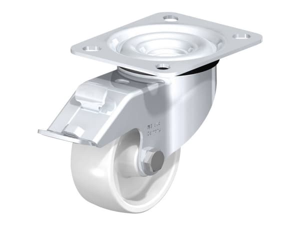 Blickle 481457 LE-PO 75G-FI Styrehjul med bremse Hjuldiameter: 75 mm Bæreevne (maks.): 150 kg 1 stk