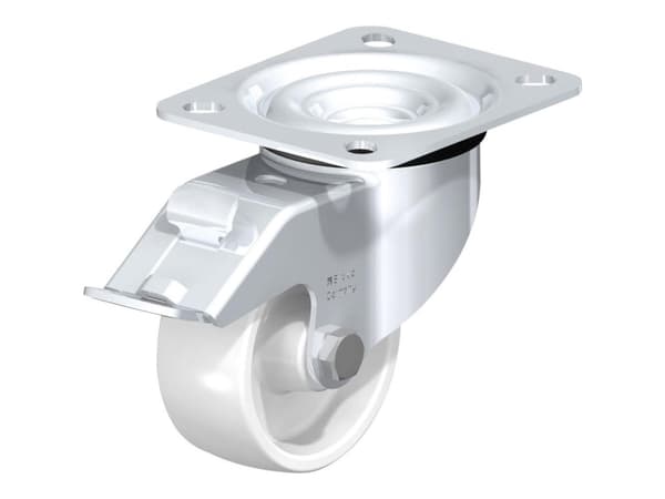 Blickle 481457 LE-PO 75G-FI Styrehjul med bremse Hjuldiameter: 75 mm Bæreevne (maks.): 150 kg 1 stk