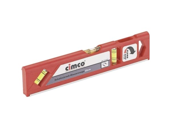 Cimco 211542, Vattenpass, 0,25 m, Röd, 16 mm, 55 mm