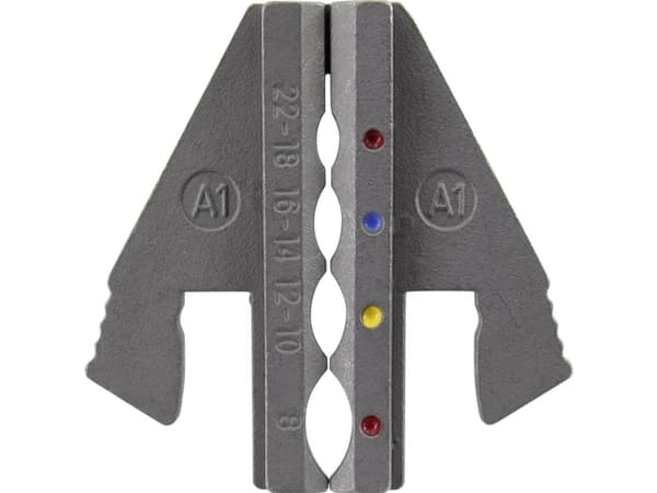 TOOLCRAFT PLE-0A1 Crimp-indsatser Crimpindsats til krympeslangestik Passer til mærke: TOOLCRAFT PZ-500