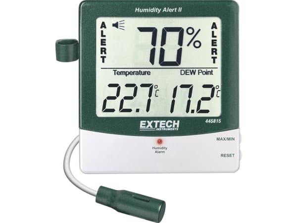 Extech 445815 Luftfugtighedsmåler (hygrometer) 10 % rF 99 % rF Dugpunkts/skimmelsvampsvisning