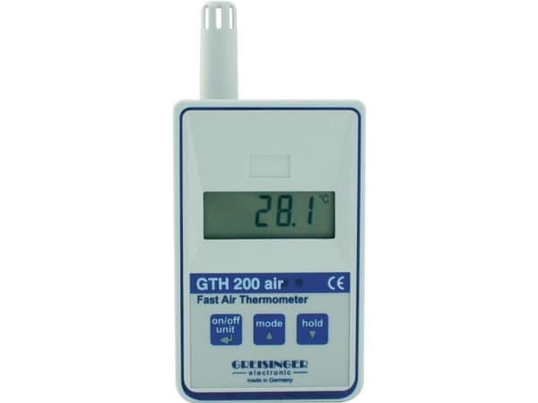 Greisinger GTH 200 AIR Temperatur-måleudstyr -25 - +70 °C Sensortype Pt1000