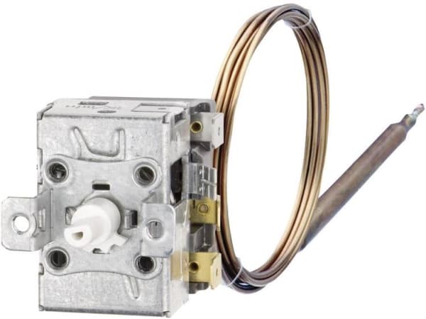 Jumo 602030/01 Sisäänrakennettu termostaatti 20 - 90 °C (L x S x K) 42 x 36 x 46 mm