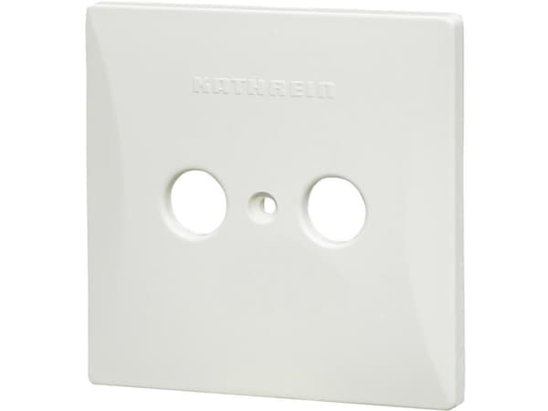 KATHREIN ESZ 52 - Planskiva - vit, RAL 9001 - 2 portar