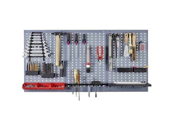 Küpper 70100 Stålplade/hulvæg i 3 dele (B x H) 120 cm x 60 cm 1 stk