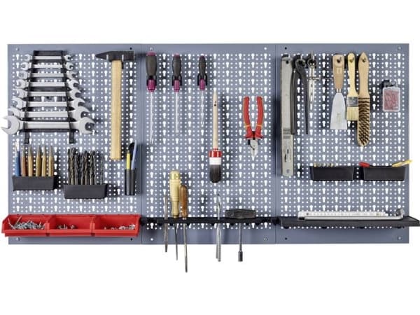 Küpper 70100 Stålplade/hulvæg i 3 dele (B x H) 120 cm x 60 cm 1 stk