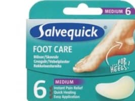 Plaster, Salvequick Foot Care, vabel, m, pakke a 6 stk