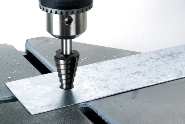 wolfcraft GmbH 4006885251601, Drill, Trinn Borekrone, Høyrehåndsrotasjon, 3 cm, Plast, Rustfritt stål, Stål, 5,25 cm