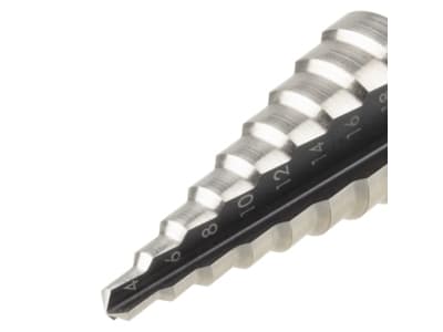 wolfcraft GmbH 4006885251601, Drill, Trinn Borekrone, Høyrehåndsrotasjon, 3 cm, Plast, Rustfritt stål, Stål, 5,25 cm