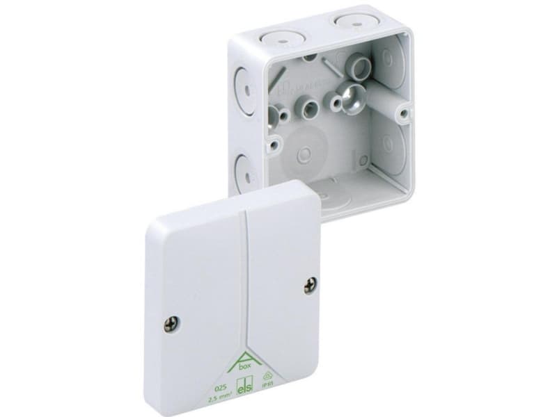 SPELSBERG Kopplingsdosa2,5mm² grå Abox7xM20 membran utan terminaler80x80x52 mm, IP 65