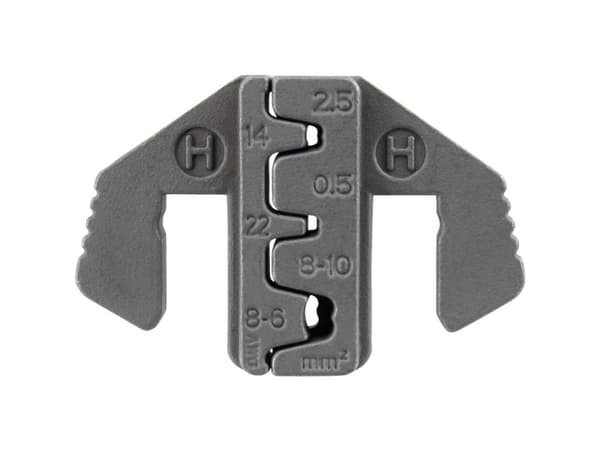 TOOLCRAFT PLE-0H 1423407 Krympningsinsats Platt kontakt, D-SUB-kontakt 2,5 till 10 mm² Passar till märket TOOLCRAFT PZ-500