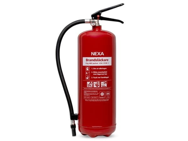 Brandsläckare Röd 6kg 43A