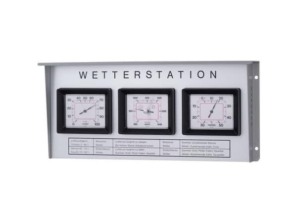Analog vejrstation TFA Dostmann 20.2019 Prognose for=12 til 24 timer