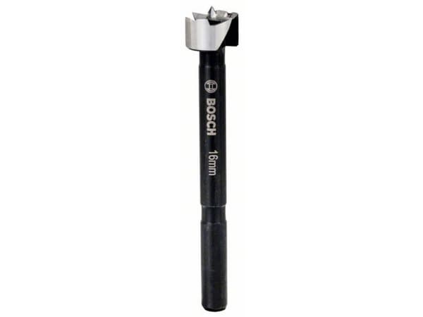 Bosch - Bor - for bløtt tre, løvtre, finertre, non-laminated chipboard - Forstner bit - 16 mm - flat 3-hake - lengde: 90 mm