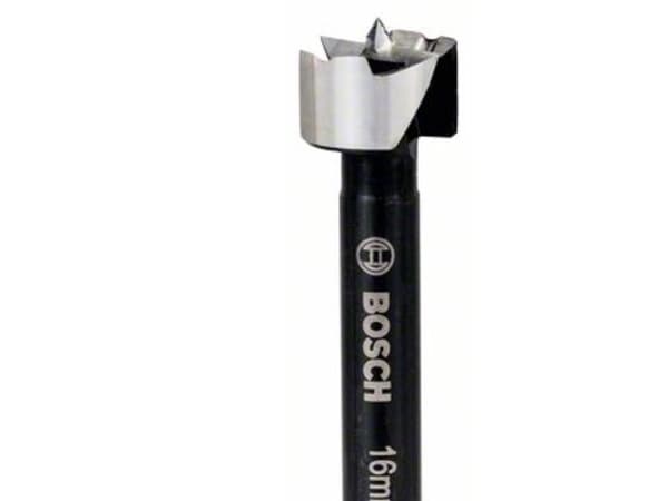 Bosch - Bor - for bløtt tre, løvtre, finertre, non-laminated chipboard - Forstner bit - 16 mm - flat 3-hake - lengde: 90 mm