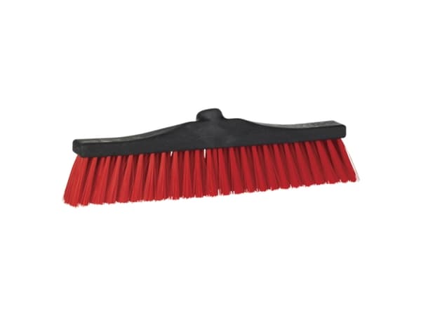 Flisekost 440 mm, stiv, sort. Effektiv på udendørs fliser. Passer til alle Vikan skafter med gevind