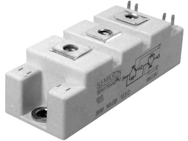 Semikron SKM145GB176D IGBT - modul SEMITRANS 2 Single Standard 1700 V