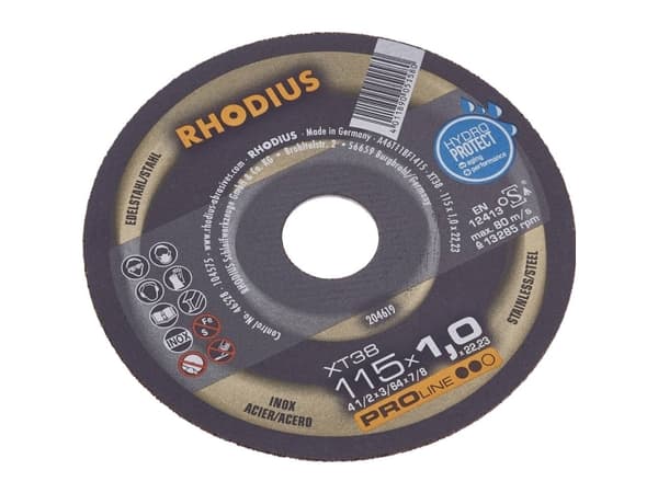 Rhodius FT38 TOP 205602 Skæreskive lige 125 mm 22.23 mm 1 stk