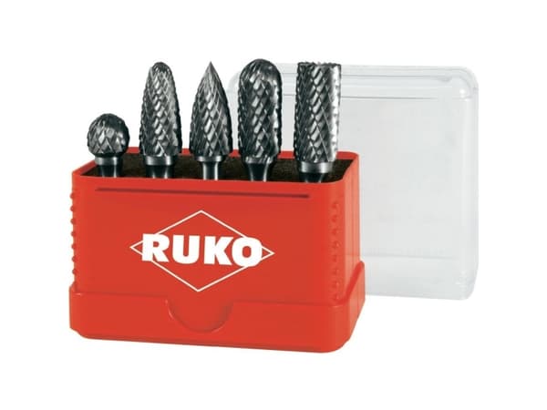 RUKO 116005 Fræsestift Hårdt metal 12 mm Længde 12.0 mm Skaftdiameter 6 mm