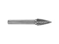 Miniatyrbilde 3 av 5: RUKO 116027 Fræsestift Hårdt metal Spidsbue 10 mm Længde 60 mm Skaftdiameter 6 mm