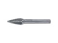 Miniatyrbilde 4 av 5: RUKO 116027 Fræsestift Hårdt metal Spidsbue 10 mm Længde 60 mm Skaftdiameter 6 mm