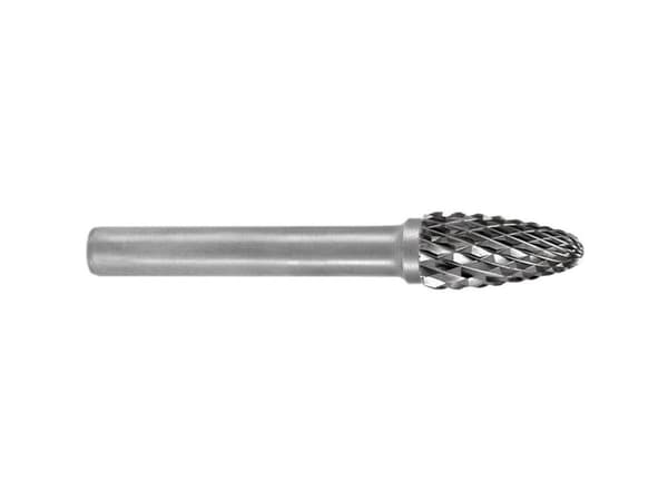 RUKO 116032 Fræsestift Hårdt metal Rundbue 10 mm Længde 60 mm Skaftdiameter 6 mm