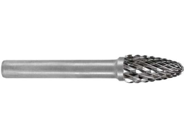 RUKO 116032 Fræsestift Hårdt metal Rundbue 10 mm Længde 60 mm Skaftdiameter 6 mm