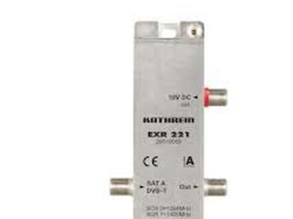 Kathrein EXR 221 SAT Multi-contact Unicable 2 Sisääntulot (multicontact): 3 (2 SAT/1 maa) Tilaajien määrä: 2 Quad-LNB-kykyinen, valmiustila-toiminto