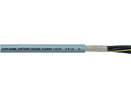 Lapp ÖLFLEX CLASSIC 115 CY, Grå, PVC, 138 kg/km, 232 kg/km, 4000 V, 0,75 mm ²
