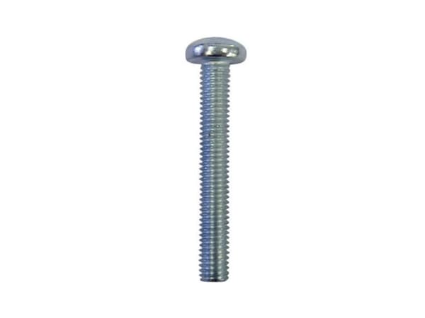 Toolcraft 145918, Skruv, Galvaniserat stål, Metall, Allmän användning, M4, Helt gängad