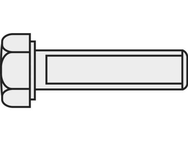 TOOLCRAFT 222528 Kuusiokantaruuvit M3 20 mm Ulkokuusikulma DIN 933 Messinki 10 kpl