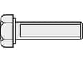 Miniatyrbilde 1 av 2: TOOLCRAFT 222531 Sekskantsskrue M2 10 mm Udvendig sekskant DIN 933 Messing Forniklet 10 stk