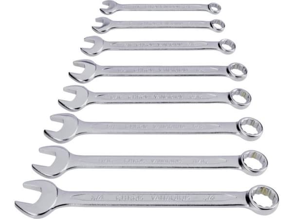 Haarukka-avainsarja 8 osaa 1/2 - 11/16 N/A TOOLCRAFT 815082
