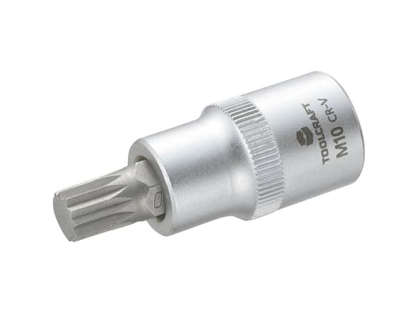 TOOLCRAFT 816088 Multitand (XZN) Toppnyckelbitsinsats 10 mm 1/2 (12,5 mm)