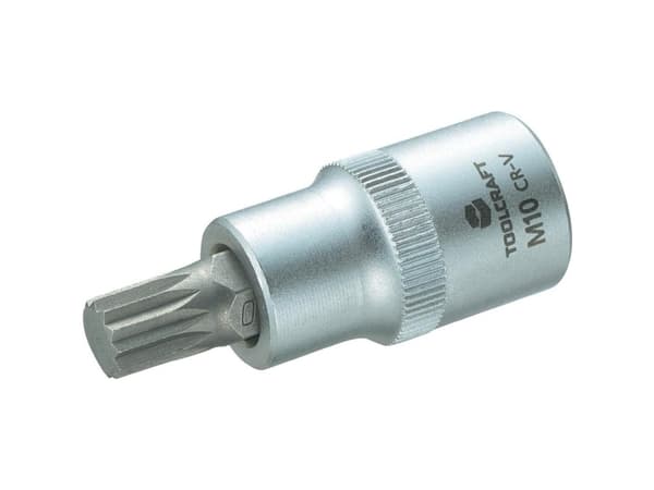 TOOLCRAFT 816088 Multitand (XZN) Toppnyckelbitsinsats 10 mm 1/2 (12,5 mm)