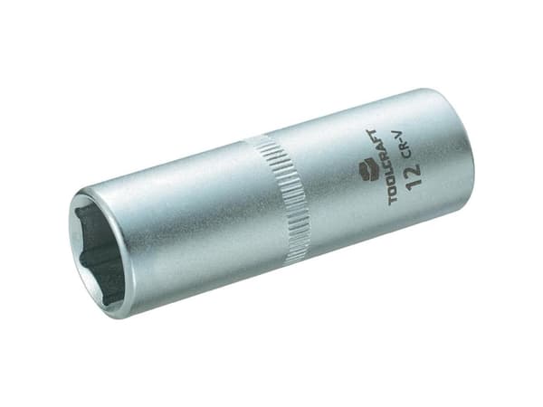 Hylsy 6,3 mm (1/4) TOOLCRAFT 816101 Avaimen leveys 12 mm