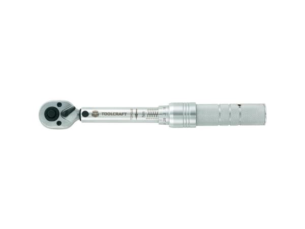TOOLCRAFT 819161 Momentnøgler Med reversibel skralde 1/4 (6,3 mm) 1 - 6 Nm