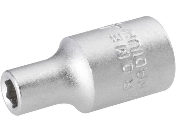 Toolcraft 820746, Stikkontakt, 1/4", Metrisk, 1 hoder, 7 mm, Kromvanadiumstål