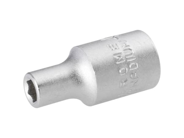 Toolcraft 820746, Stikkontakt, 1/4", Metrisk, 1 hoder, 7 mm, Kromvanadiumstål