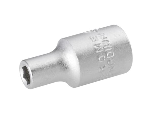 Toolcraft 820746, Stikkontakt, 1/4", Metrisk, 1 hoder, 7 mm, Kromvanadiumstål