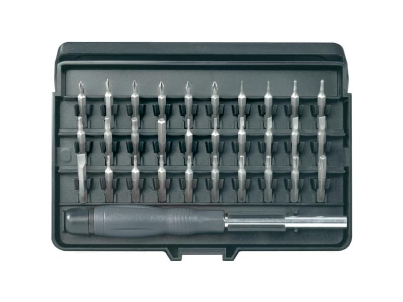 TOOLCRAFT 820935 Bitset 31 delar Nyckelbana, Phillips nyckelbana, Pozidriv nyckelbana, Unbrako, T-profil
