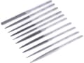 Pikkukuva 2 / 4: Needle File Set 10 Pcs. Toolcraft 821006 Cut Length 90mm
