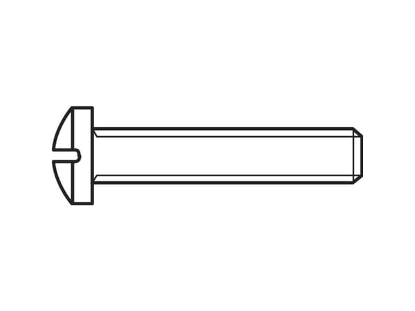TOOLCRAFT 827136 Linseskruer M3 25 mm Krydskærv Philips DIN 7985 Stål Galvaniseret 100 stk