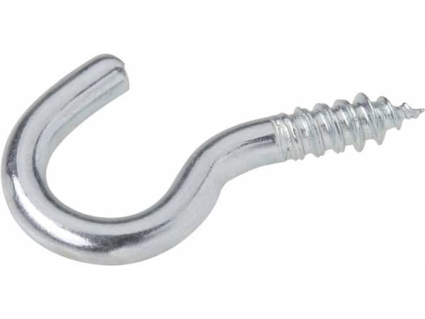 TOOLCRAFT 828108 Ruuvikoukut, taivutetut (Ø x L) 3,3 mm x 50 mm Teräs sinkitty 50 kpl