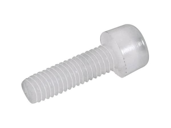 TOOLCRAFT 830308 Sylinteriruuvit M5 20 mm kuusiokoloruuvit DIN 912 Muovi , Polyamidi 10 kpl