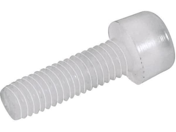 TOOLCRAFT 830315 Sylinteriruuvit M5 25 mm kuusiokoloruuvit DIN 912 Muovi , Polyamidi 10 kpl