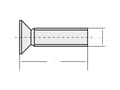 Miniatyrbild 2 av 2: TOOLCRAFT 888090 Sänksänkta skruvar M4 10 mm Hexagon DIN 965 Stål förzinkat 100 st