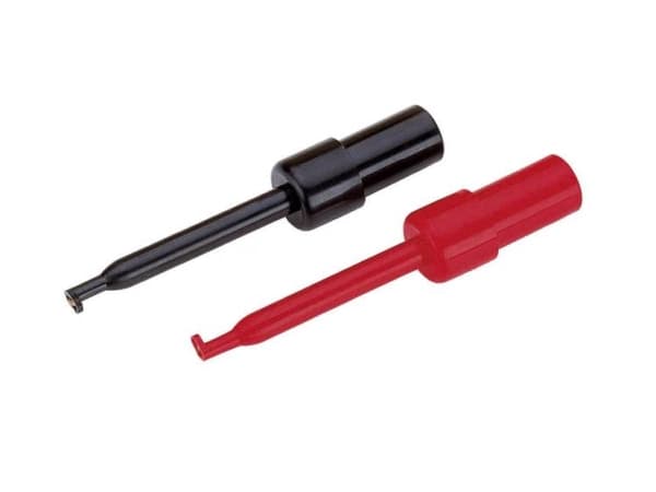 VOLTCRAFT Test Set Connector 2 mm CAT I Svart, röd