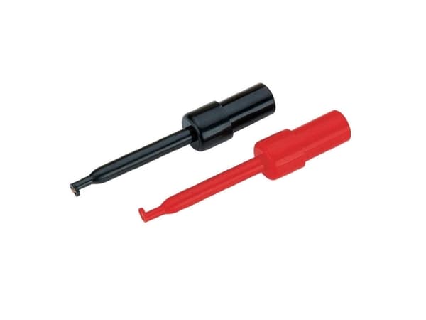 VOLTCRAFT Test Set Connector 2 mm CAT I Svart, röd